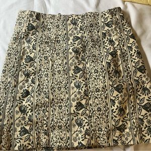 Free People Baroque Patterned Miniskirt